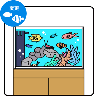 2週間無料お試し水槽レンタル 別の水槽を設置